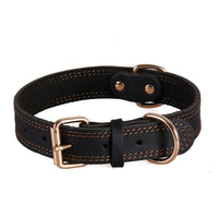 Cowhide dog collar