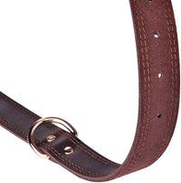 Cowhide dog collar