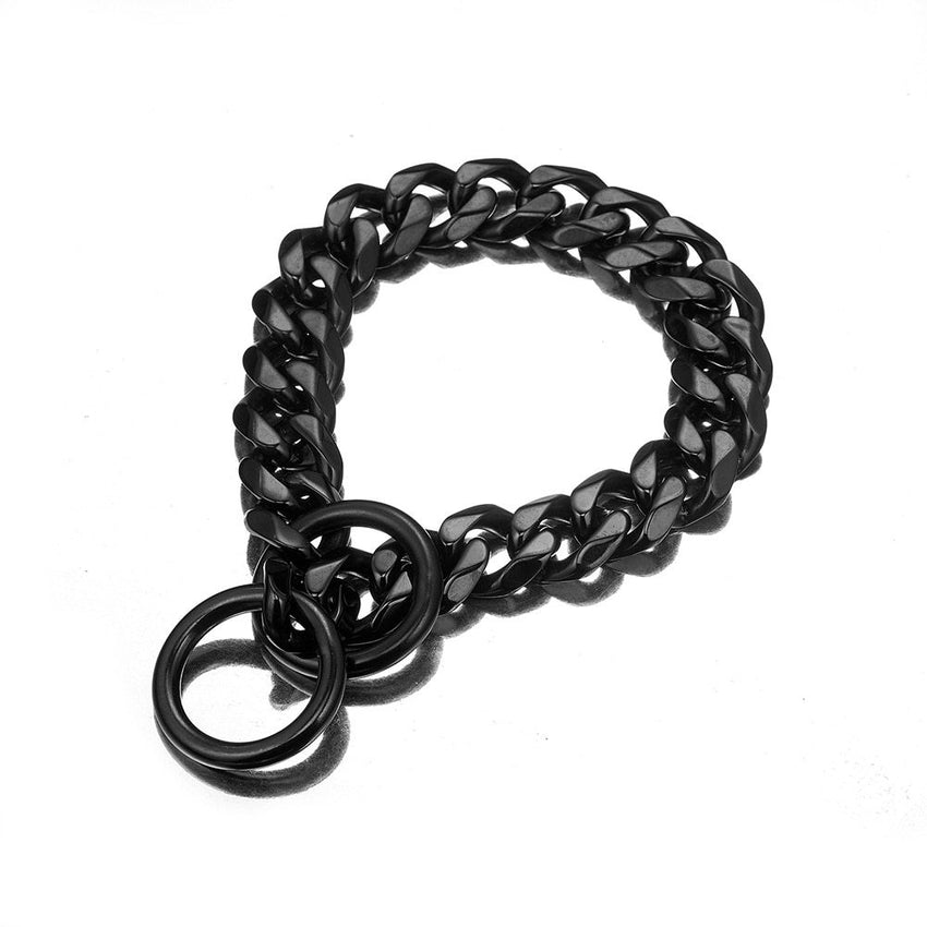 Pet supplies dog chain P chain stainless steel collar