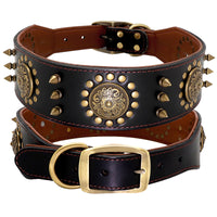 Studded Dog Collar Large Dog Anti-Bite Stud Dog Collar