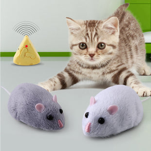 Infrared Remote Control Electric Mouse Cat Toy Simulation Model