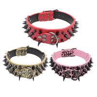 Large Explosion-Proof Rivet Bite-Proof Pet Collar