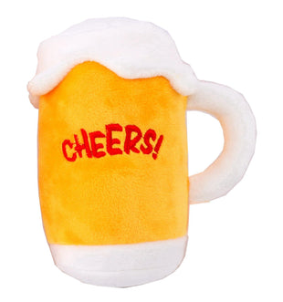 New Pet Supplies Sounding Plush Toy Creative Cartoon Simulation Beer Bottle Beer Mug Toy Dog Toy - My Store #