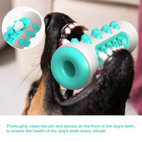 Dog Squeaky Toys For Aggressive Chewers, Tough Toothbrush Dog Chew Toy, Nearly Indestructible Rubber Toys For Pet Training, Teeth Cleaning, Playing And Chewing For Medium & Large Breeds - My Store #