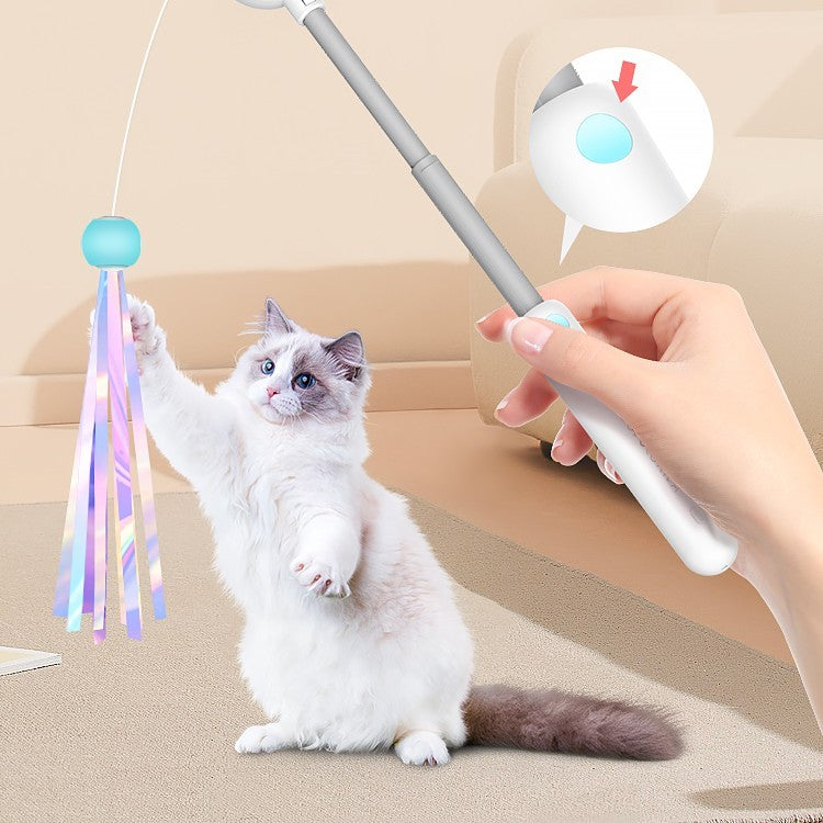 Retractable Chewable Cat Toy