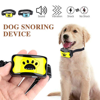 Dog Training Collar Waterproof Electric Pet Remote Control Rechargeable Dogs Trainer Bark Arrester With Shock Vibration Sound