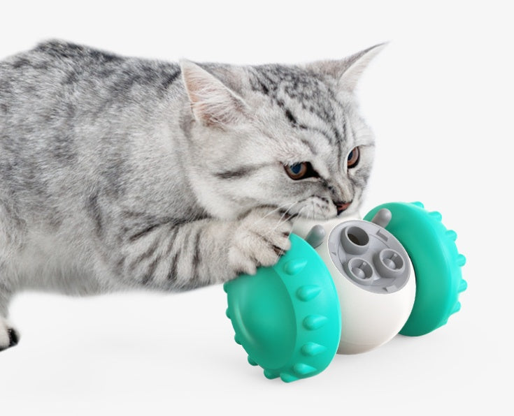 Cat And Dog Toys Slow Food Interactive Balance Car Multifunctional Fun Development Smart Pet Feeding Dog Toy Car Pets Products - My Store #