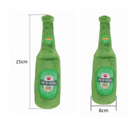 New Pet Supplies Sounding Plush Toy Creative Cartoon Simulation Beer Bottle Beer Mug Toy Dog Toy - My Store #