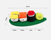 Dog Toy Hide Food Audible Sushi Octopus - My Store #