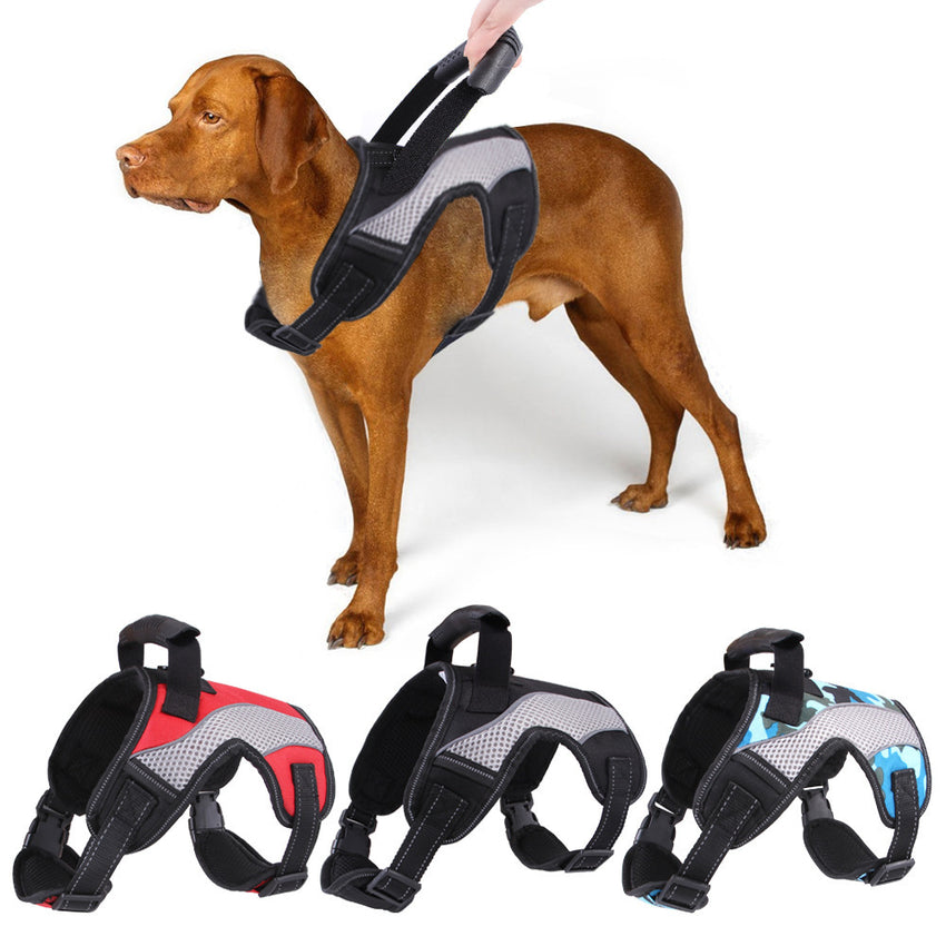 Pet Harness Medium To Large Dogs Anti-punching Breathable Dog Out Traction Chest And Back