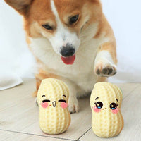 Funny Pet Dog Squeaky Toys For Small Middle Dogs Bite Resistant Puppy Cat Dogs Toys Pets Rubber Peanut Clean Tooth Chew Toy - My Store #