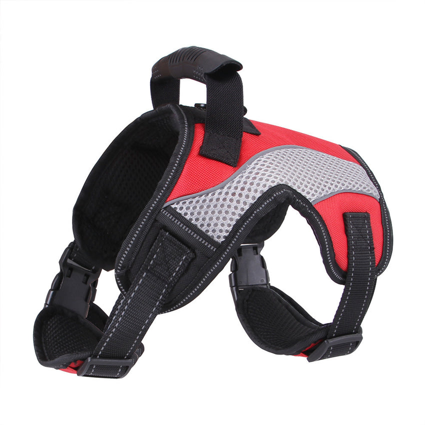 Pet Harness Medium To Large Dogs Anti-punching Breathable Dog Out Traction Chest And Back