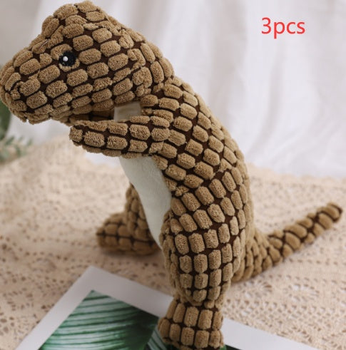 Dog Bite Resistant Plush Sounding Toy Dinosaur - My Store #