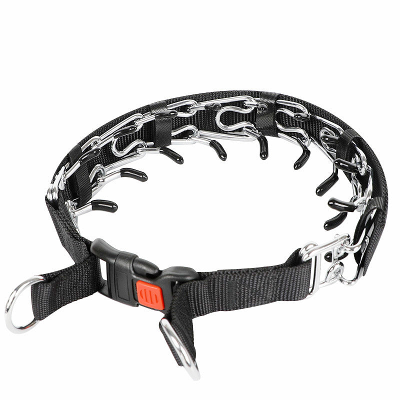 Removable Locking Dog Training Collar Collar Stimulation Chain Velcro