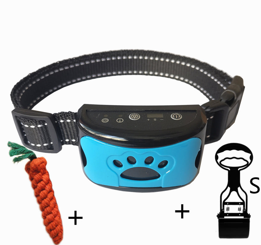 Dog Training Collar Waterproof Electric Pet Remote Control Rechargeable Dogs Trainer Bark Arrester With Shock Vibration Sound