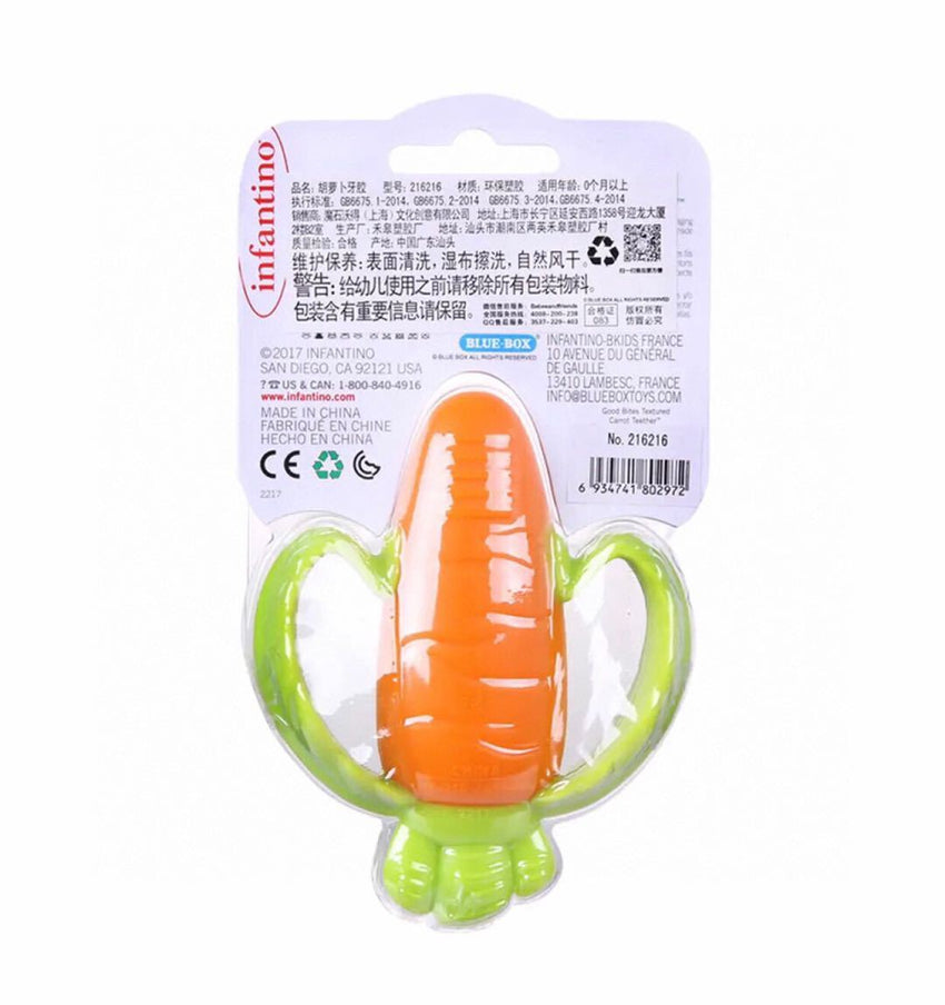 American Infantino Baby Tino Carrot Teether Toy - My Store #