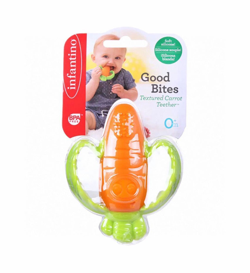 American Infantino Baby Tino Carrot Teether Toy - My Store #