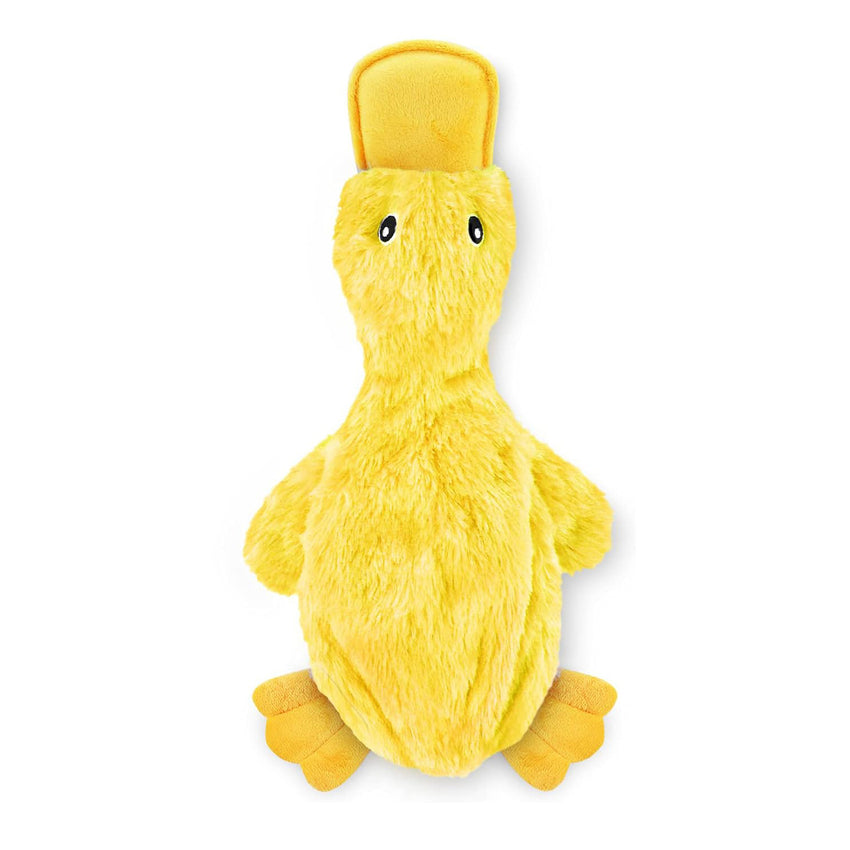 Best Pet Supplies Crinkle Dog Toy For Small Medium And Large Breeds Cute No Stuffing Duck With Soft Squeaker  Fun For Indoor Puppies And Senior Pups Plush No Mess Chew And Play - My Store #