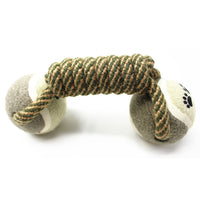 Cotton Rope Tennis Dumbbell Dog Toy - My Store #