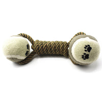 Cotton Rope Tennis Dumbbell Dog Toy - My Store #