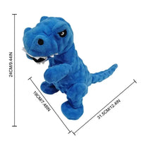 Dinosaur Squeaky Dog Toy Grunting Dinosaur Dog Toy That Oinks Grunts For Small Medium Large Dogs Squeaker Chew Training Puppy - My Store #