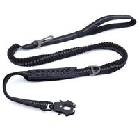 Dog Walking Leash - Heavy Duty Tactical Bungee Dog Leash Shock-Absorbing Dog Lead Durable Training Leash for Large Dogs Adjustable Strong Pull Control K9 Leash for Walking Training and Outdoor Activities