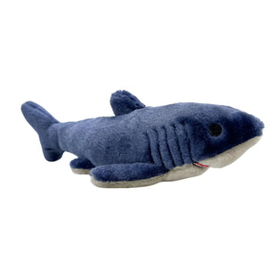 shark dog toy- December Pets Shark Plush Tuff Dog Squeaker Toy for Large and Small Breeds