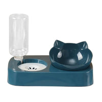 dog bowl food and water - Pet Food Bowl and Water Bottle Set Double Cat Dog Food Bowl with Automatic Gravity Water Dispenser Bottle Detachable Tilted Raised Food Bowl for Small Medium Size Puppy Pet Dogs Cats (Pink) - Petcharged