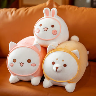 Japanese Tuan Tuan Cat Dog And Rabbit Plush Toy Doll