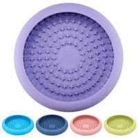 lick bowl for dogs - Dog Lick Bowl Bestalk Anxiety Relief Slow Feeder Dog Lick Mat Treat Dispenser Non - Slip Dog Licking Bowl Enrichment Toys BPA Free Silicone Dishwasher Safe - Petcharged