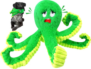 octopus dog toy - loncoldy Dog Toys for Large Dogs: Squeaky Dog Toys to Keep Them Busy Dog Toys for Aggressive Chewers-2