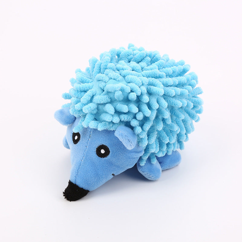 Pet Dog Toy Mop Plush Hedgehog Gnaw - My Store #