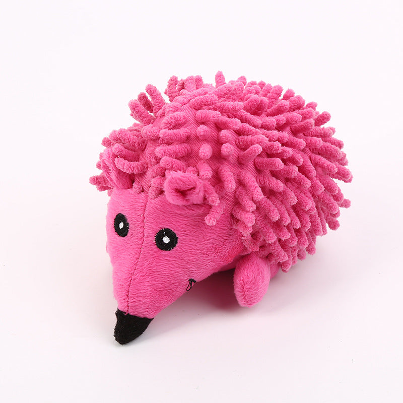 Pet Dog Toy Mop Plush Hedgehog Gnaw - My Store #