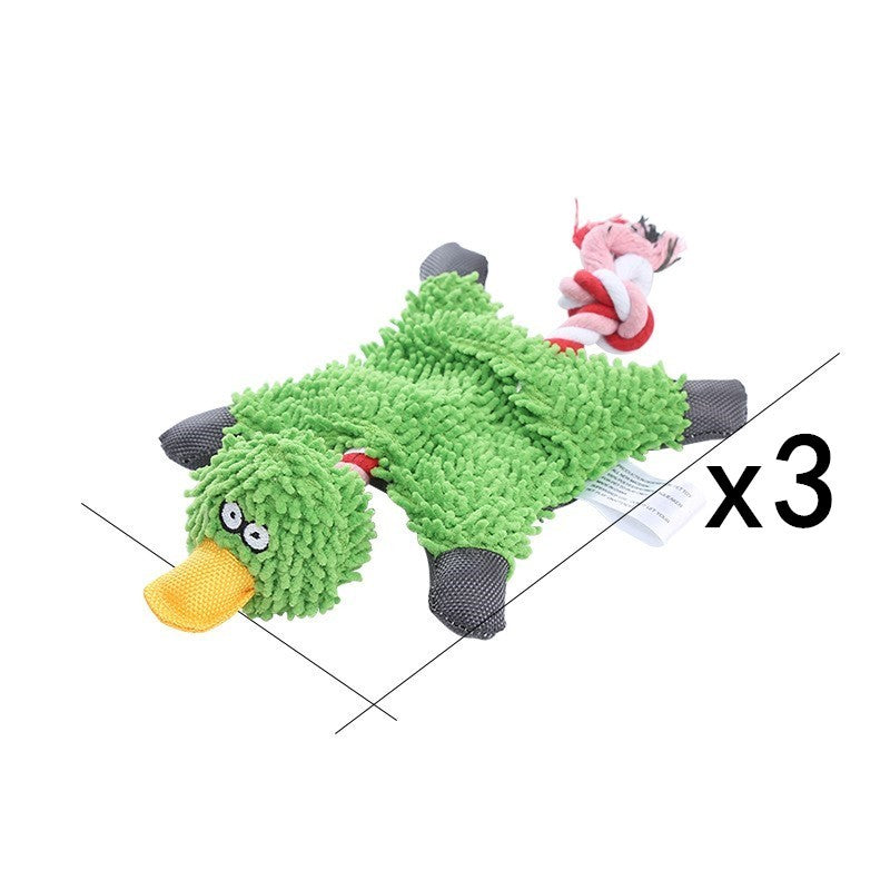 Pet Toy Donkey Shape Corduroy Chew Toy For Dogs Puppy Squeaker Squeaky Plush Bone Molar Dog Toy Pet Training Dog - My Store #