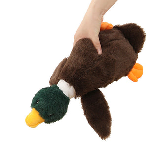 Plush Mallard Duck Dog Toy Plush Squeaky Dog Toy Crinkle Dog Toy  Cute Duck Pet Toy For Small Medium Large Pets Stuffed Animals Chew Toy For Biting Training Teething Indoor Pet Interactive Toy - My Store #