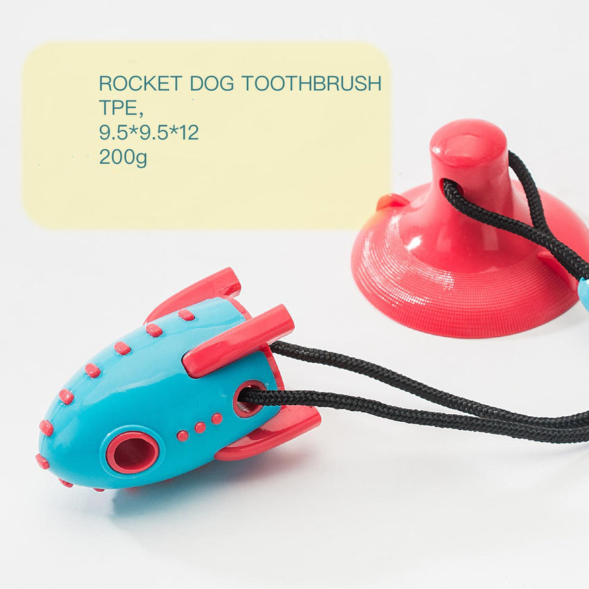 Rocket Dog Toys Leaking Food Dog Bite Toys Bite-resistant Pet Toys - My Store #