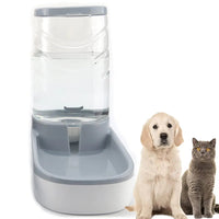 auto water feeder for cats - Pets Cats Dogs Automatic Waterer and Food Feeder 3.8 L Pet Automatic Feeder and Water Dispenser for Small and Medium Sized Pets (Water Dispenser Grey) - Petcharged