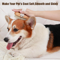 Soft Boar Bristle Pet Palm Brush For Short Haired Dogs And Cats With Band Reduce Shedding Ergonomic Dog Brush Easy To Hold And Reduces Stress On Your Wrist Ideal For Daily Grooming