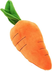 Carrot Dog Toy - Best Pet Supplies Crinkle Dog Toy for Small Medium and Large Breeds Cute Carrot with Soft Squeaker Carrot Shape Pet Plush Toy with Sound Bite - Resistant Soft Comfortable Dog Toys - Petcharged