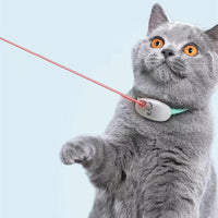 Automatic Cat Toy Smart Laser Teasing Cat Collar Electric USB Charging Kitten Amusing Toys Interactive Training Pet Items