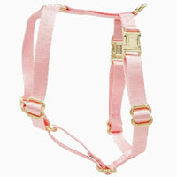 Dog Harness Medium - Pink No - Pull Harness with Gold Buckles - Petcharged