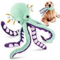 Pet Plush Toy Cat Dog Voice Octopus Shell Puzzle Toy Bite Resistant Interactive Pet Dog Teeth Cleaning Chew Toy Pet Supplies - My Store #