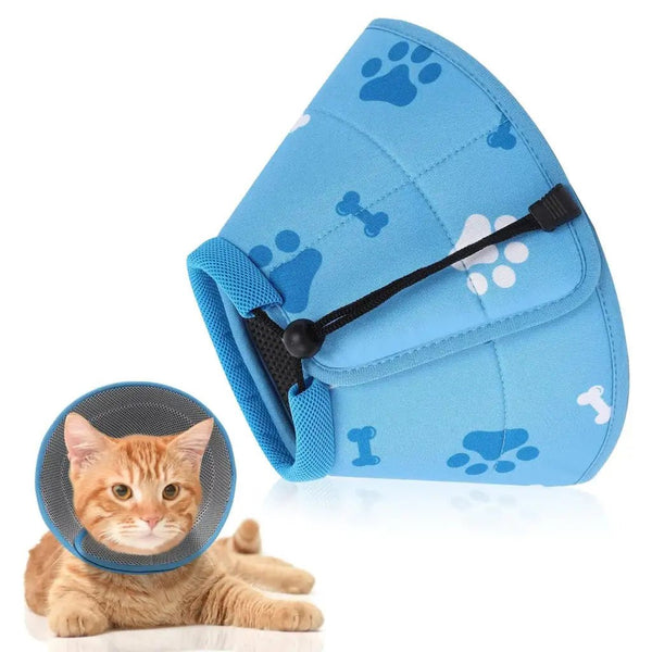Elizabethan collar Cat: Cone Collar to Stop Licking and Scratching Cone for Cats - Petcharged