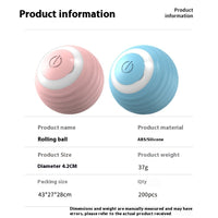 Smart Dog Toy Ball Electronic Interactive Pet Toy Moving Ball USB Automatic Moving Bouncing For Puppy Birthday Gift Cat Product - My Store #