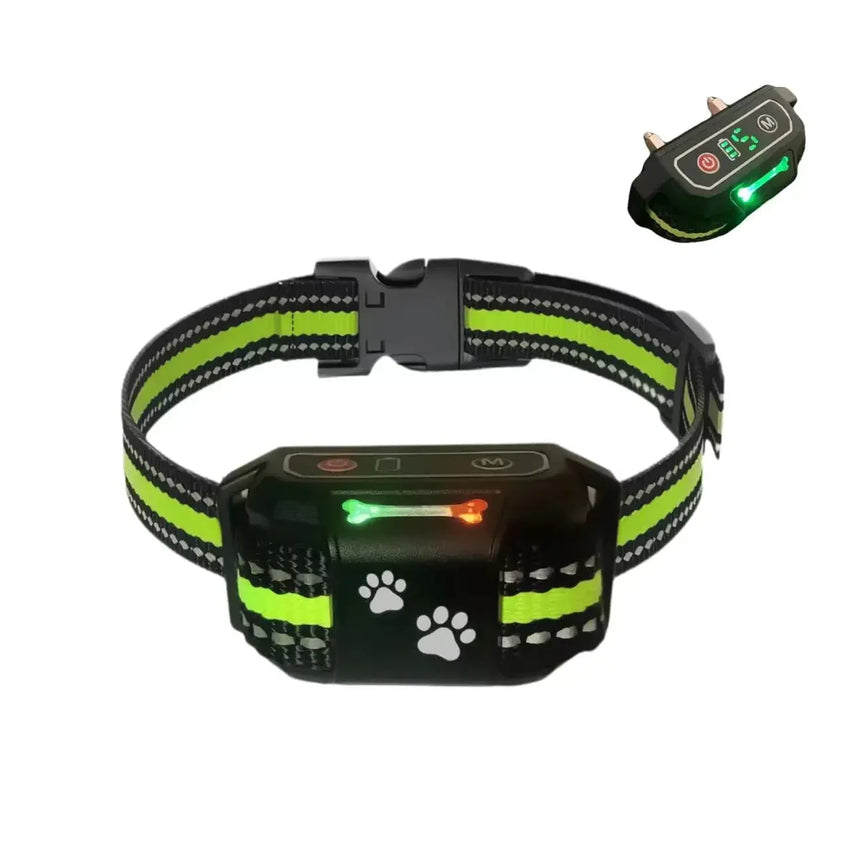 bark collar for large dogs - Bark Collar Rechargeable Anti Barking Collar Dog Training with Beep Vibration Shock 2