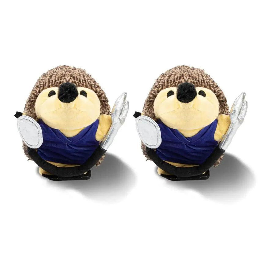 Hedgehog dog toy - Nurse Toy with Plush Stethoscope - Chew Toys For All Dogs - 8" (2 Pack Nurse) - Petcharged