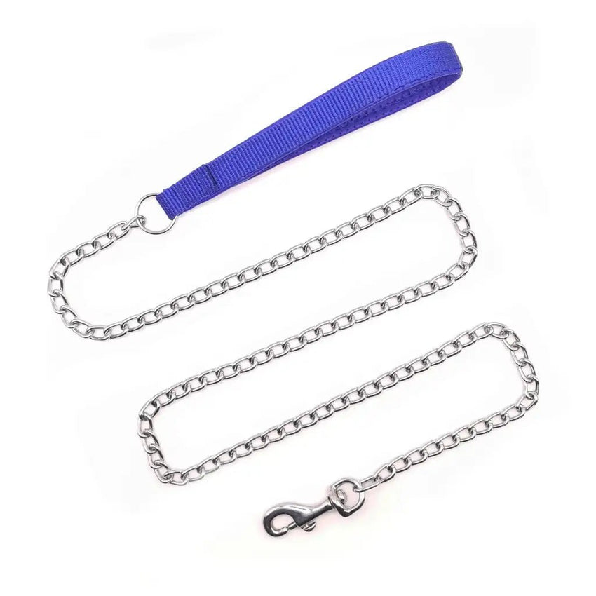 Leashes for dogs - Metal Heavy Duty Chain Dog Lead Durable Strong Chew Proof Dog Leashes - Petcharged