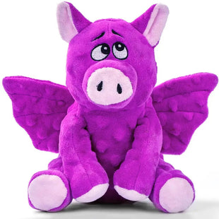 Plush Dog Toys - Squeaky Tough Chew Toys with Crinkle Paper Interactive Toys to Keep Them Busy - Petcharged