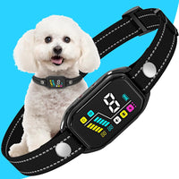 Shock collar for small dogs - New Model Automatic Anti Barking Rechargeable Smart Training Collar 1 - Petcharged