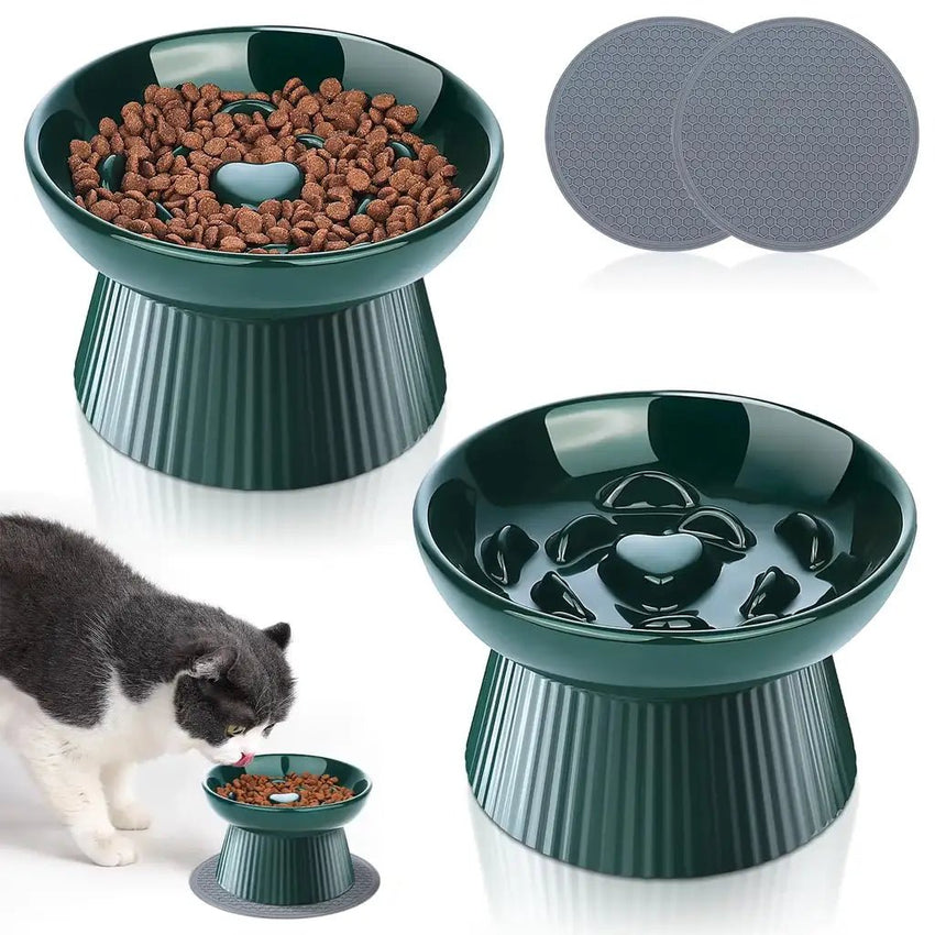Wet Food Cat Feeder and Water Dispenser – Automatic 3.8L Food & Water Bowl for Cats - Petcharged